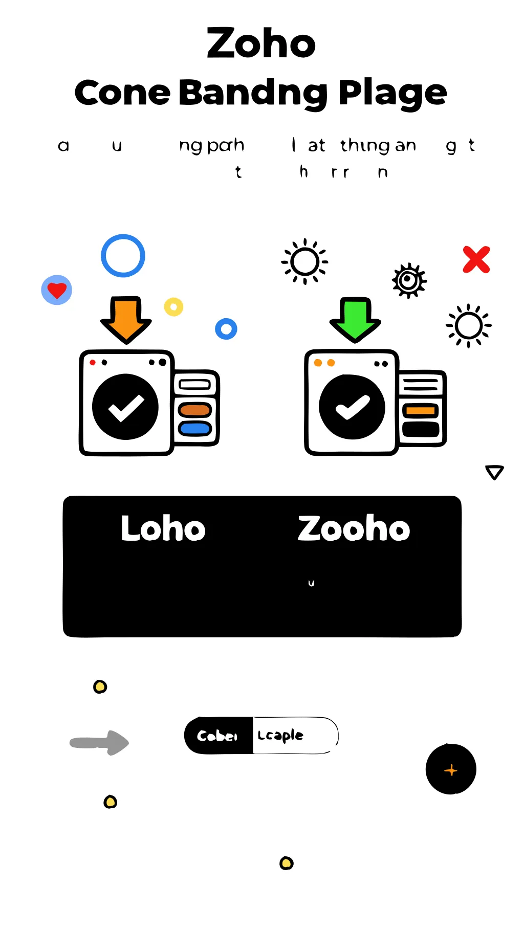 zoho landing pages how to change button color